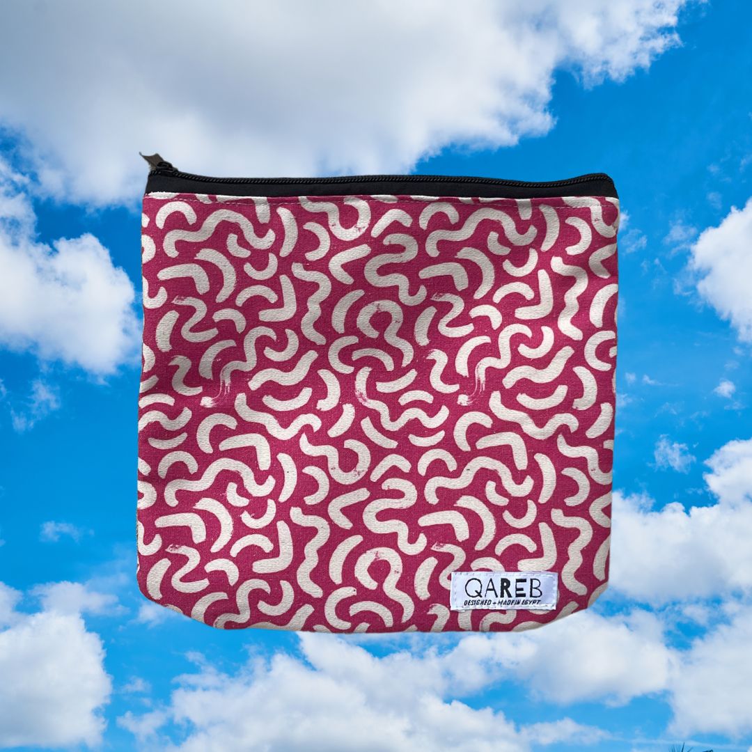 Pink Doodle Clutch