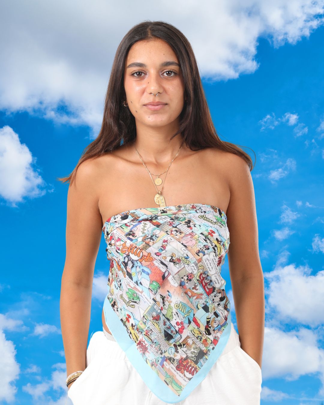 Retro Mickey Scarf (Small)