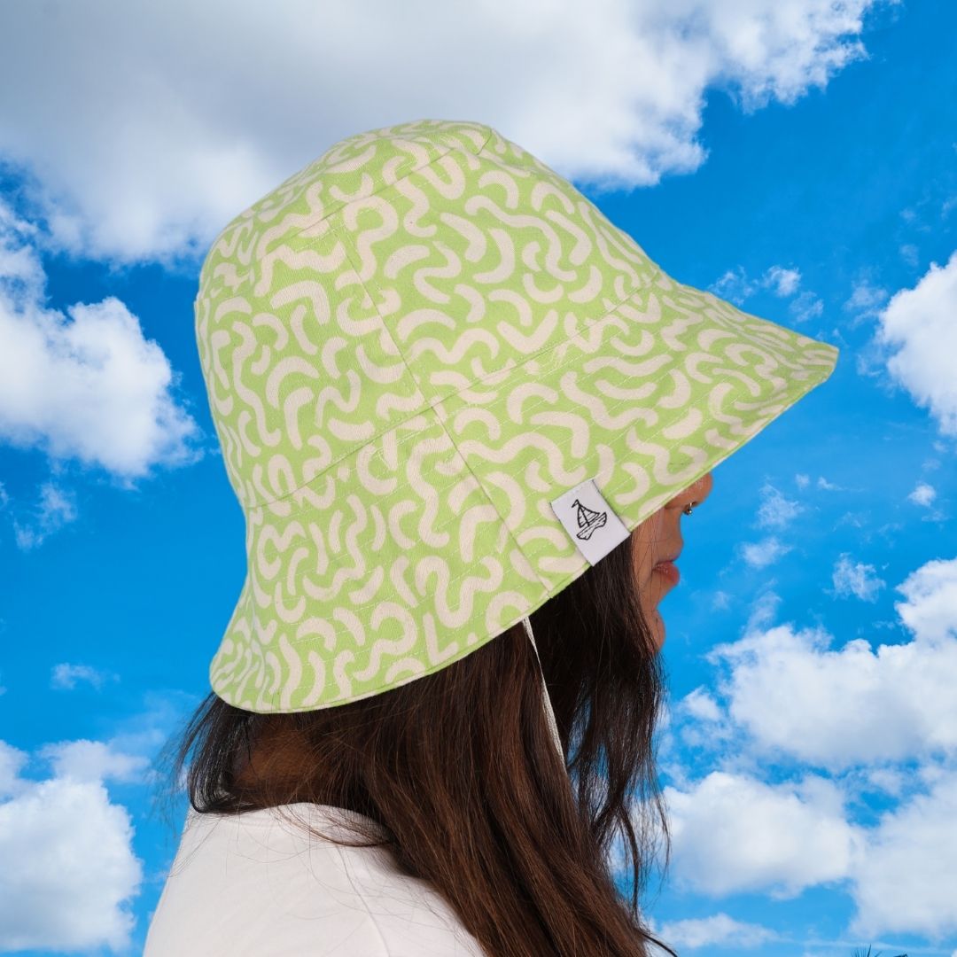 Lime Doodle Hat