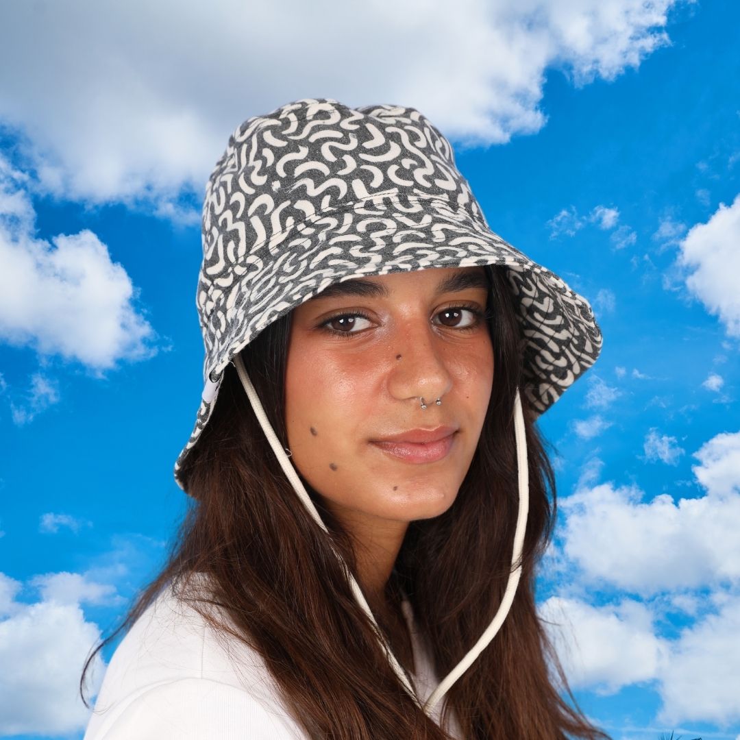Black Doodle Hat