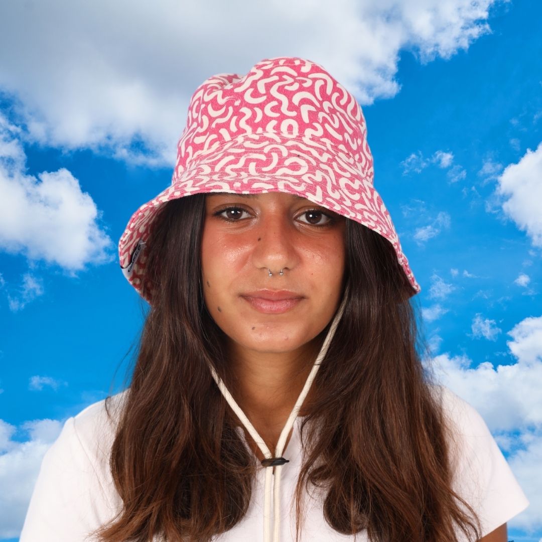 Pink Doodle Hat