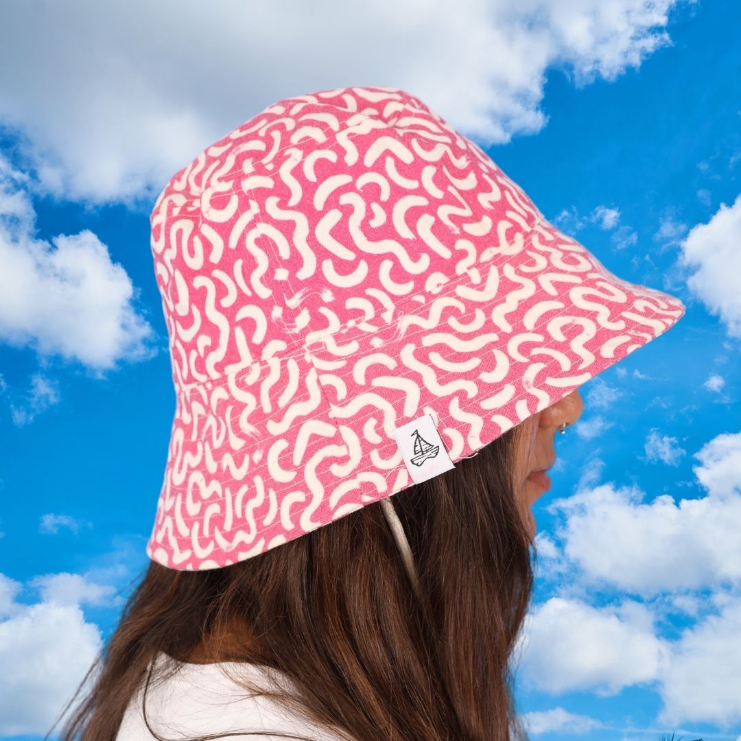Pink Doodle Hat