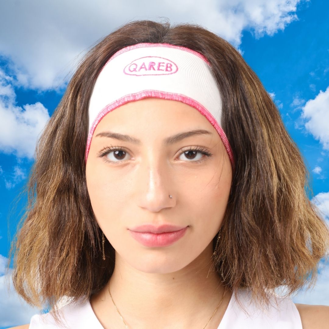 White x Pink Bandana