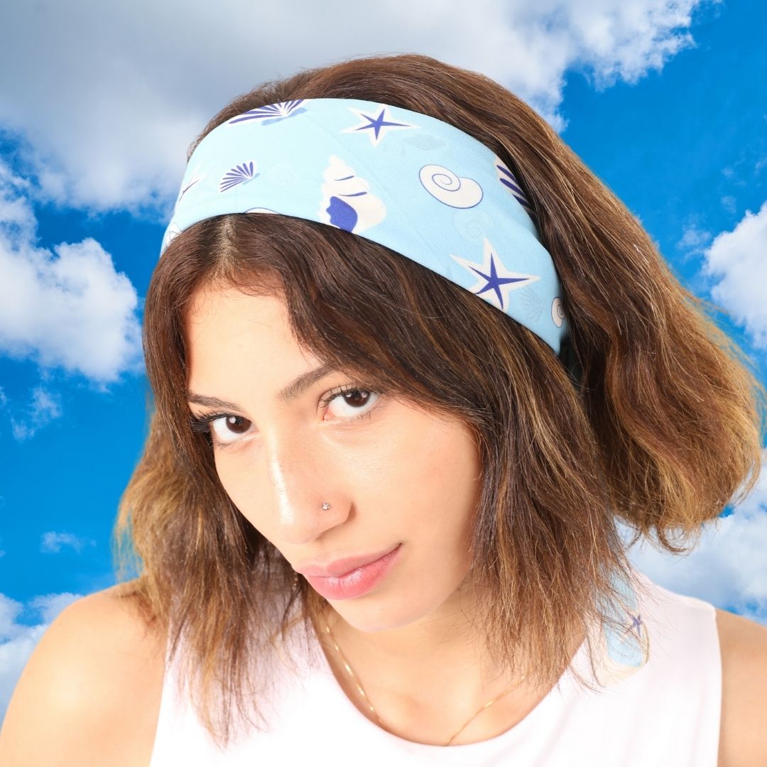 Blue Shells Scarf (Small)