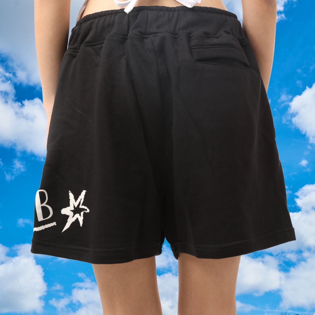 Black X White Shorts