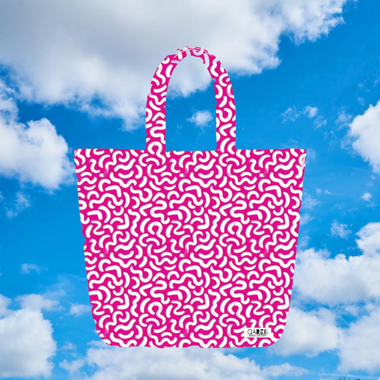 Pink Doodle Tote