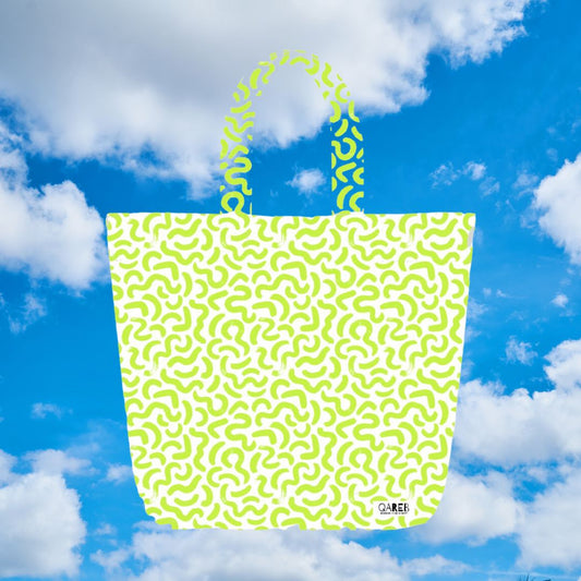 Lime Doodle Tote