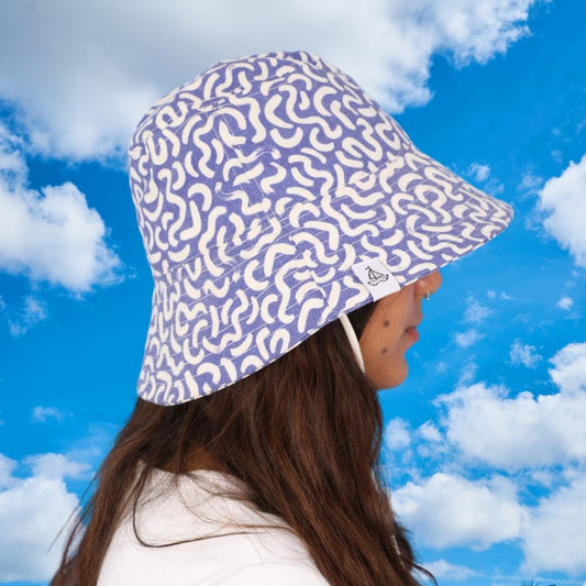 Purple Doodle Hat