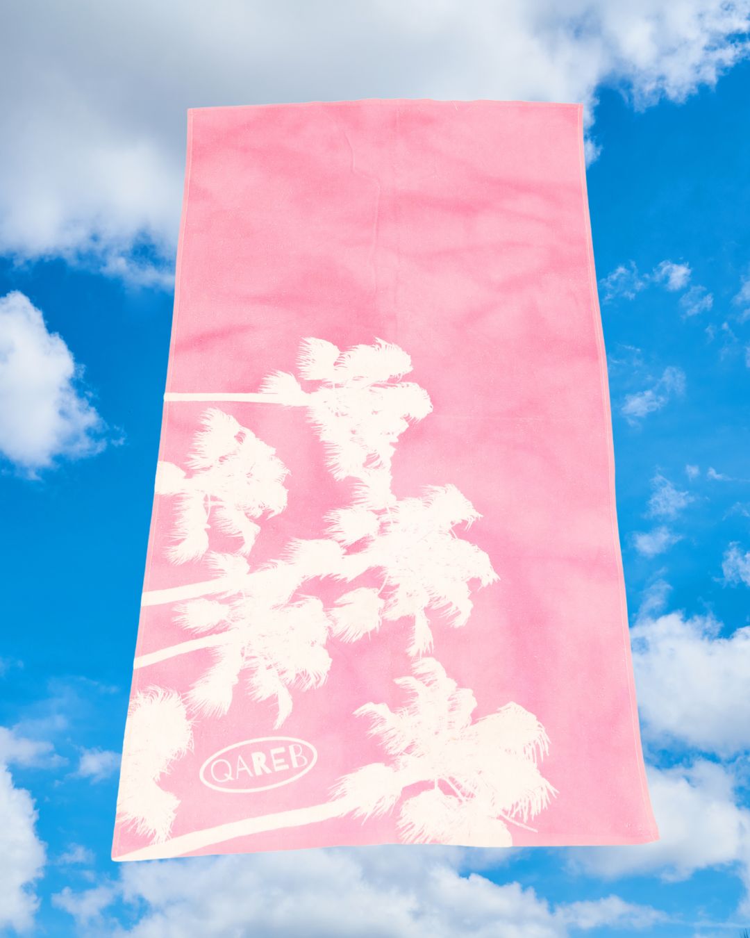 Pink Palms Towel