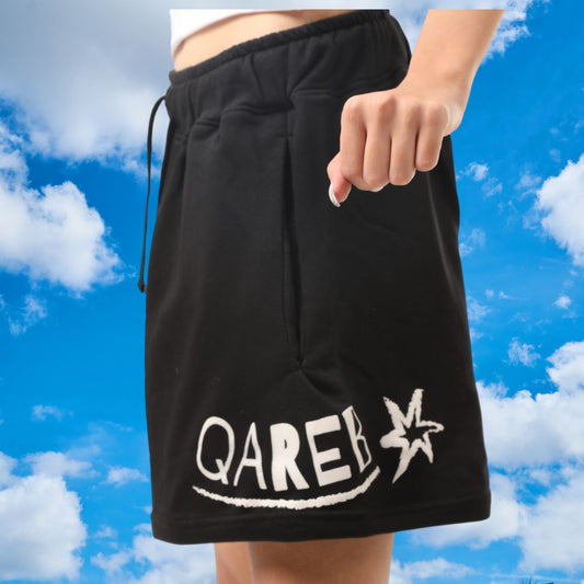 Black X White Shorts