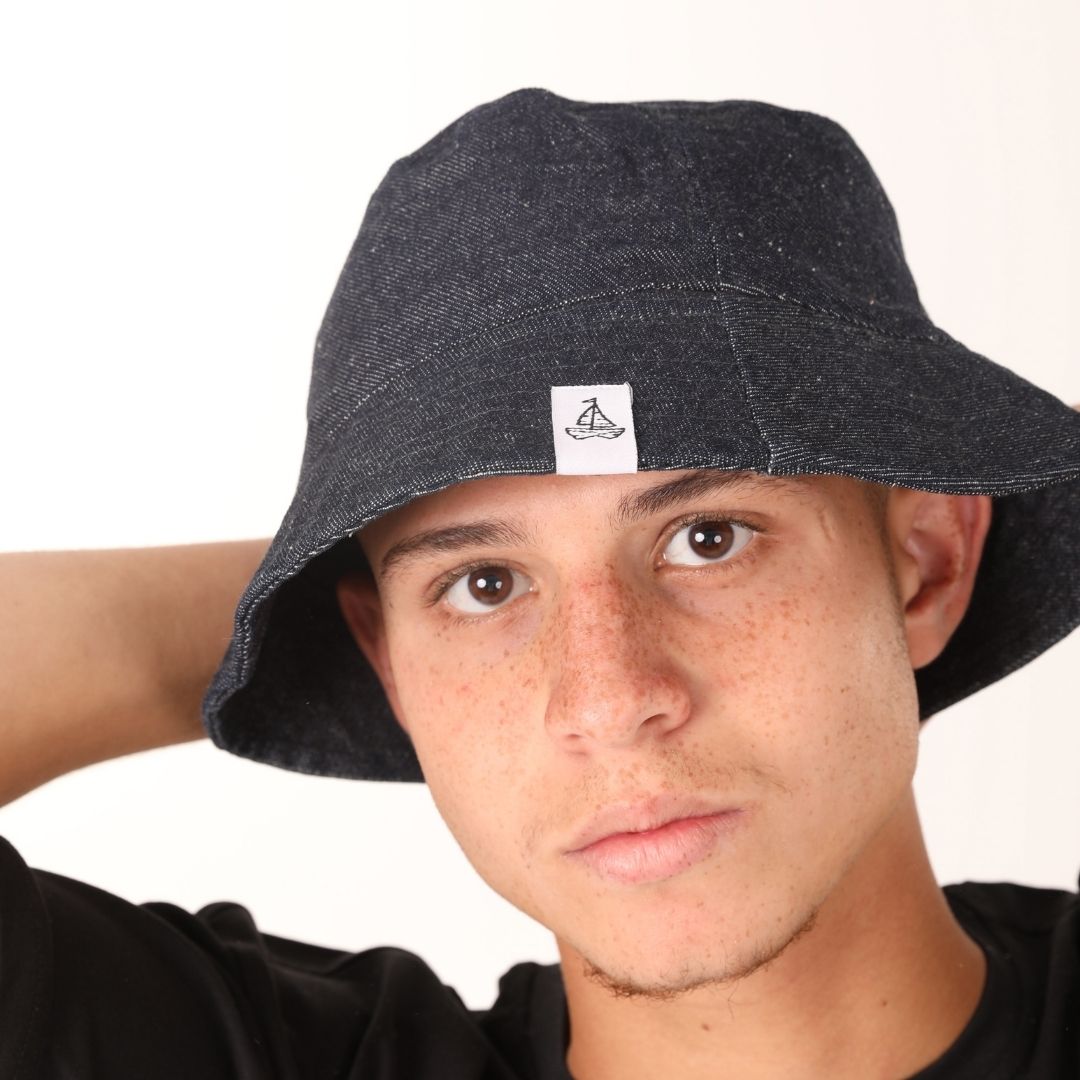 Denim Buckethat